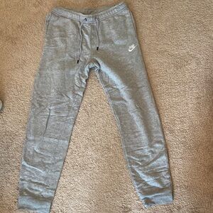 Grey Nike joggers